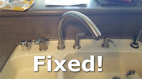 Kitchen Faucet: Leaking From The Spout